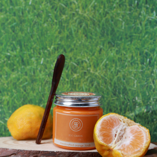 Handcrafted Orange Scrub